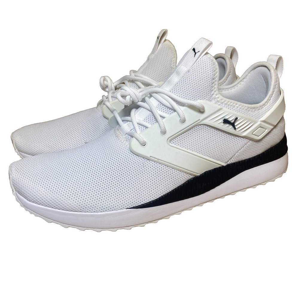 Nice Men's Puma Size 14 Soft Foam Optimal Comfort Shoes White Black 373468-01